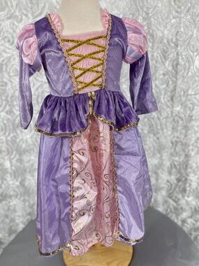 Repunzle Purple & Pink Princess Girls' Costume Dress by Little Adventures